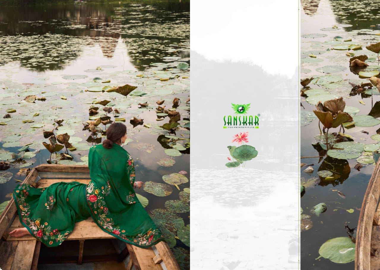 Sanskar Sadgi Casual Daily Wear Georgette Printed Saree Collection